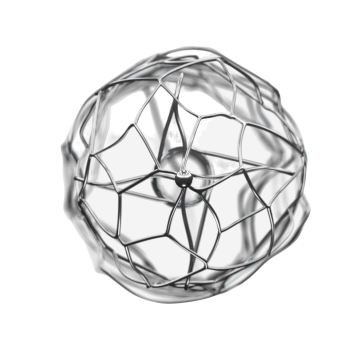 Distal closed-end mesh